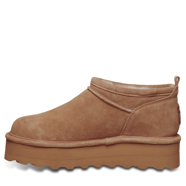 nan Bearpaw Women's Retro Super Shorty Sheepskin Boot Hickory, nan: 7, nan: M, nan: nan