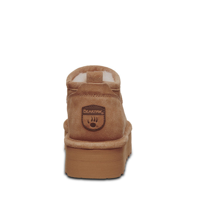 nan Bearpaw Women's Retro Super Shorty Sheepskin Boot Hickory, nan: 11, nan: M, nan: nan