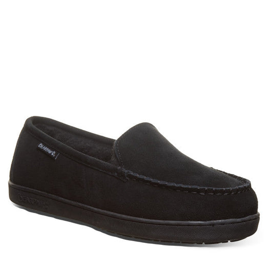 Bearpaw Bearpaw Men's Brian Sheepskin Slipper Black, Size: 8, nan: nan, nan: nan