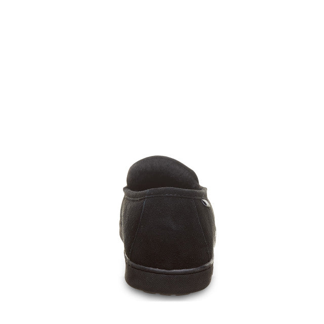 nan Bearpaw Men's Brian Sheepskin Slipper Black, nan: 13, nan: nan, nan: nan