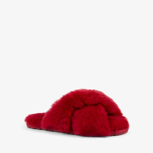 Emu Australia Women's  Mayfield Sheepskin Slipper Cherry