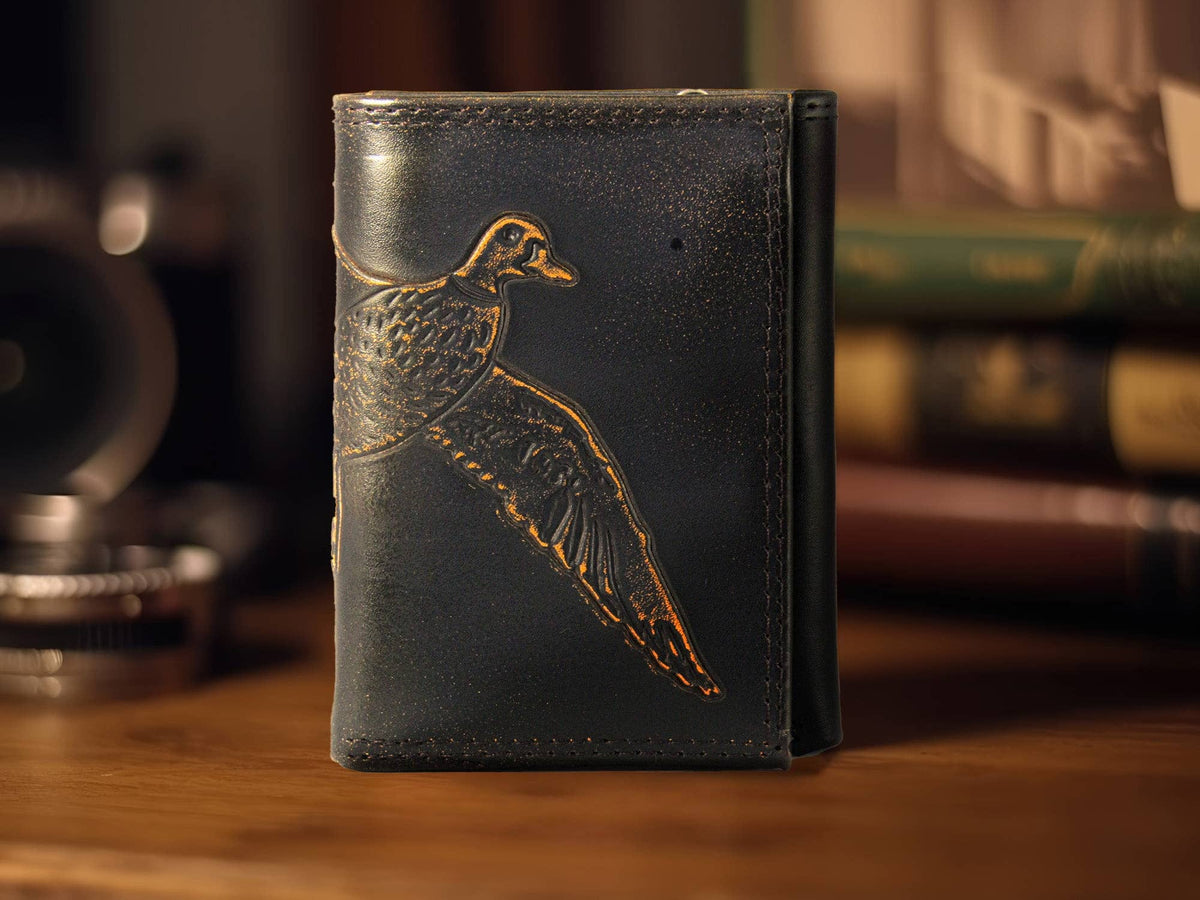 Zep-Pro Mallard Burnished Leather Trifold Wallet