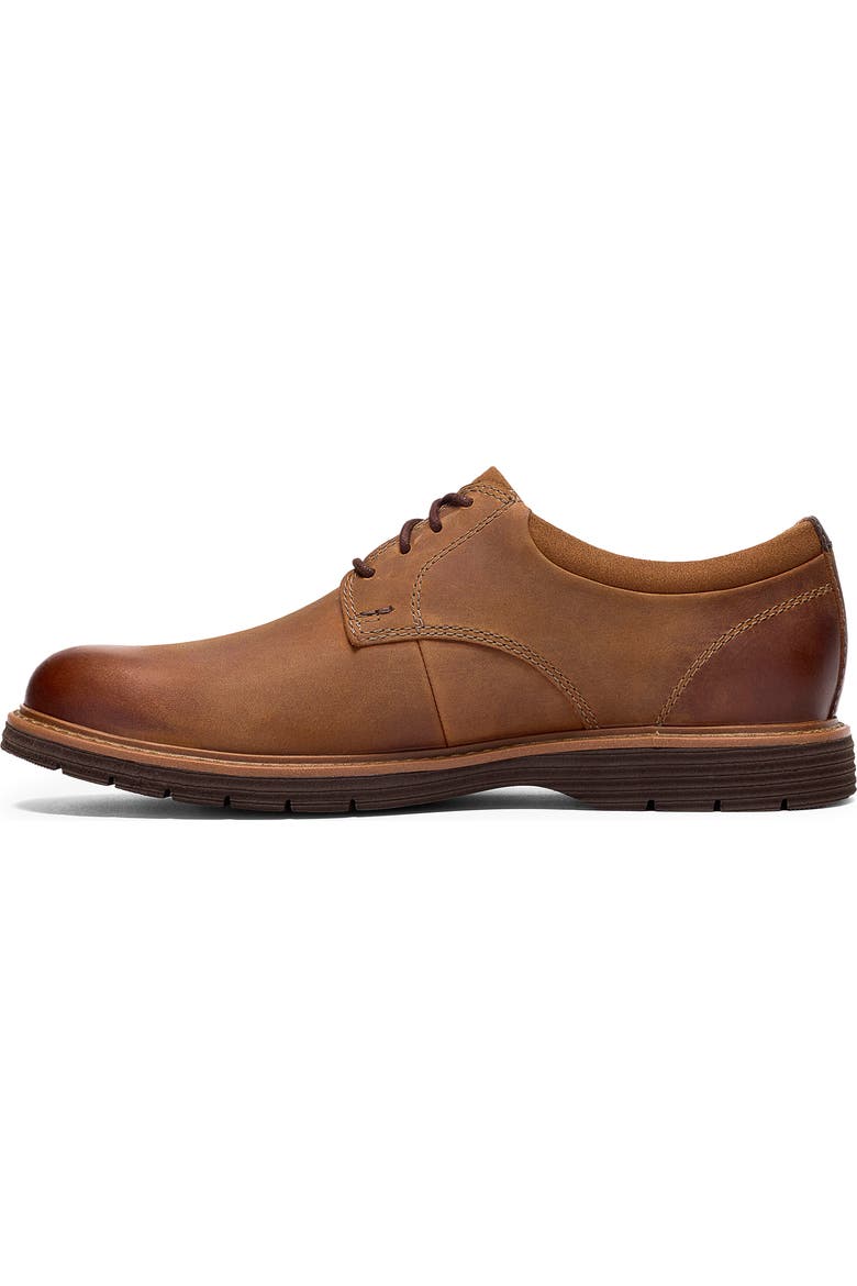 Clarks Men's Baystone Plain Oxford - Light Brown Leather (26327754) - view 6