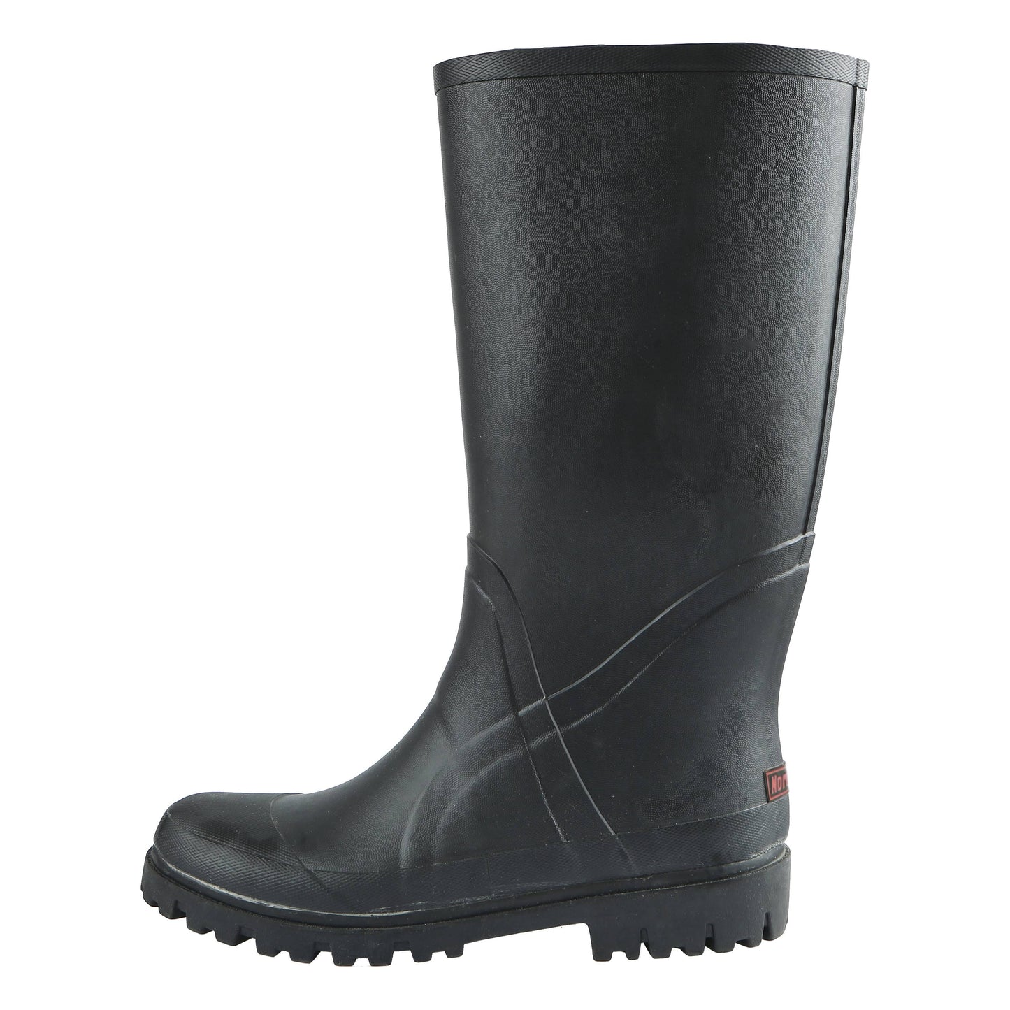 Men's Lincoln Waterproof Pull Rubber Rain Boot: Black / 12