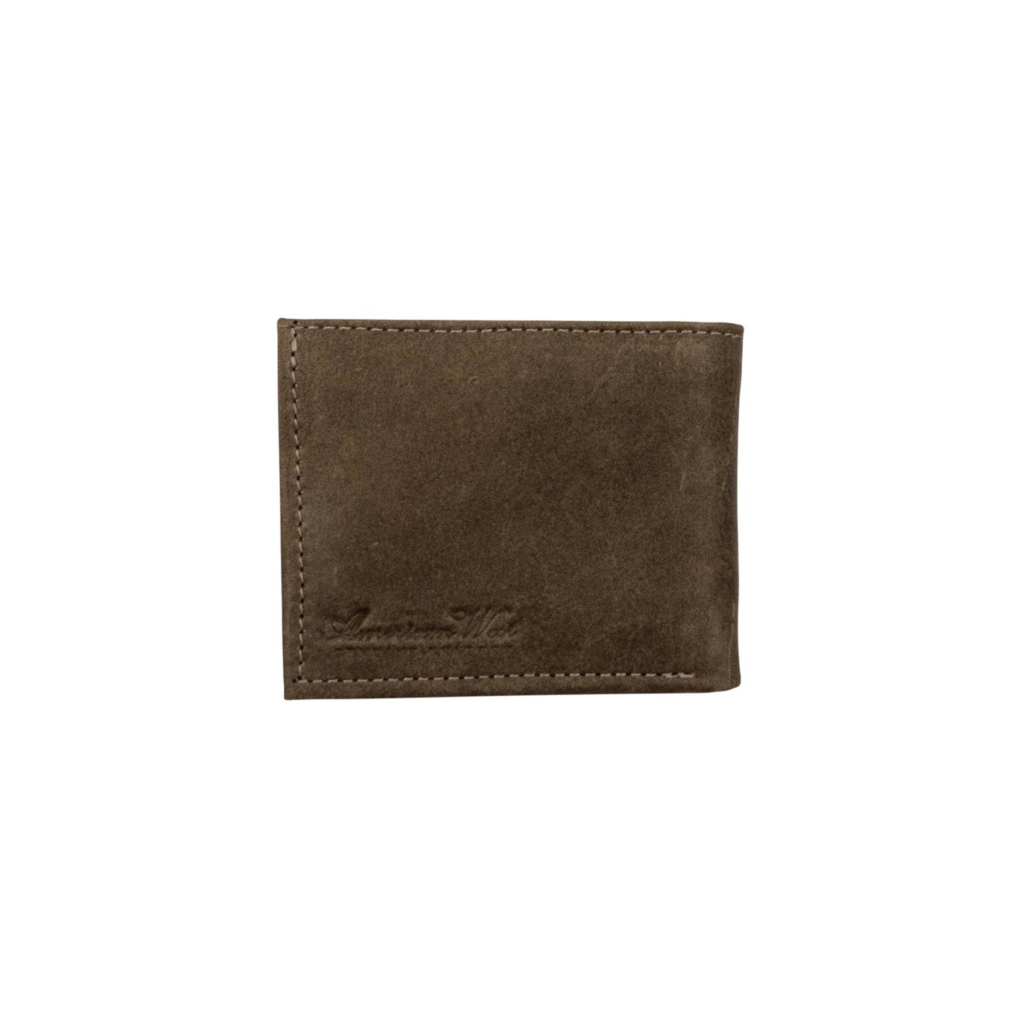 Waxed Leather Men's Wallet: Dark Brown / 100% Genuine Full Grain Leather