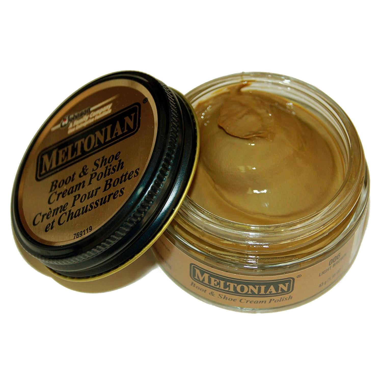 Meltonian Premium Boot and Shoe Cream Polish, 1.55 Ounces