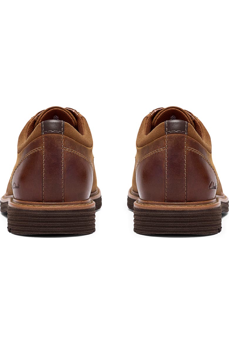 Clarks Men's Baystone Plain Oxford - Light Brown Leather (26327754) - view 5