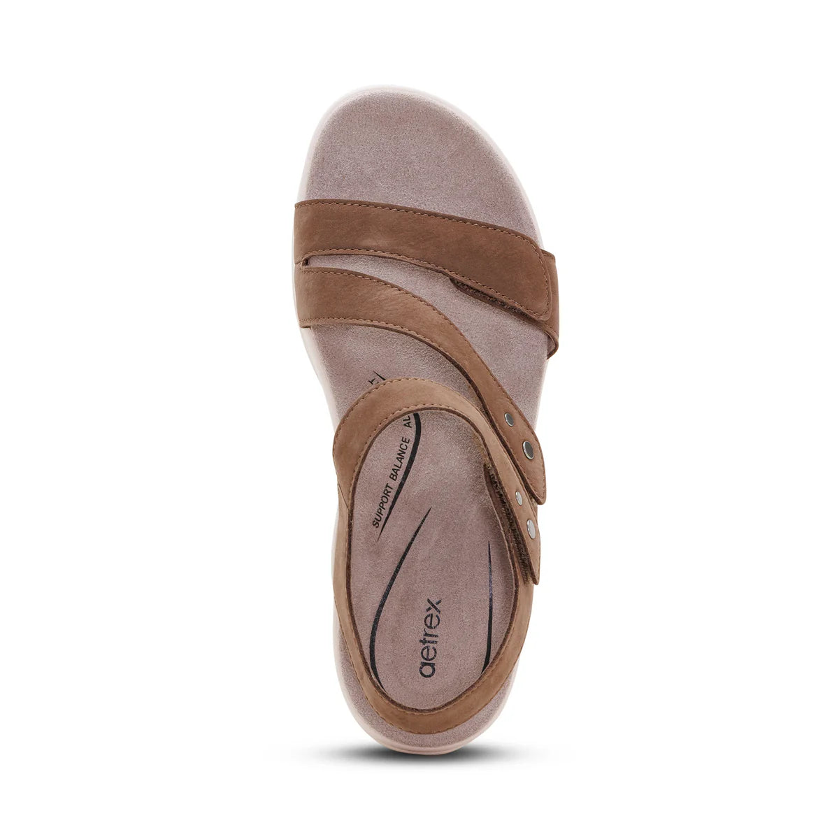 Aetrex Savannah Women’s Adjustable Quarter Strap Sandal
