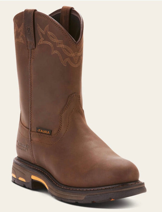 Ariat Men's Workhog Pull On Soft Toe Work Boot