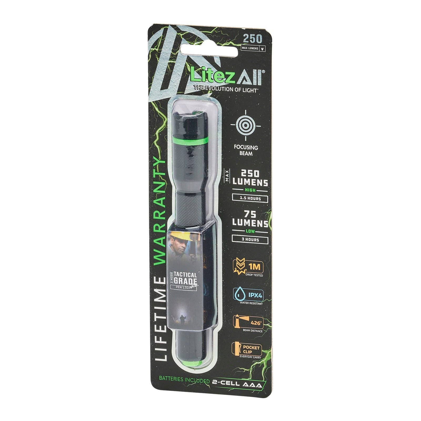 nan LitezAll 250 Lumen Tactical Pen Light, nan: nan, nan: nan, nan: nan