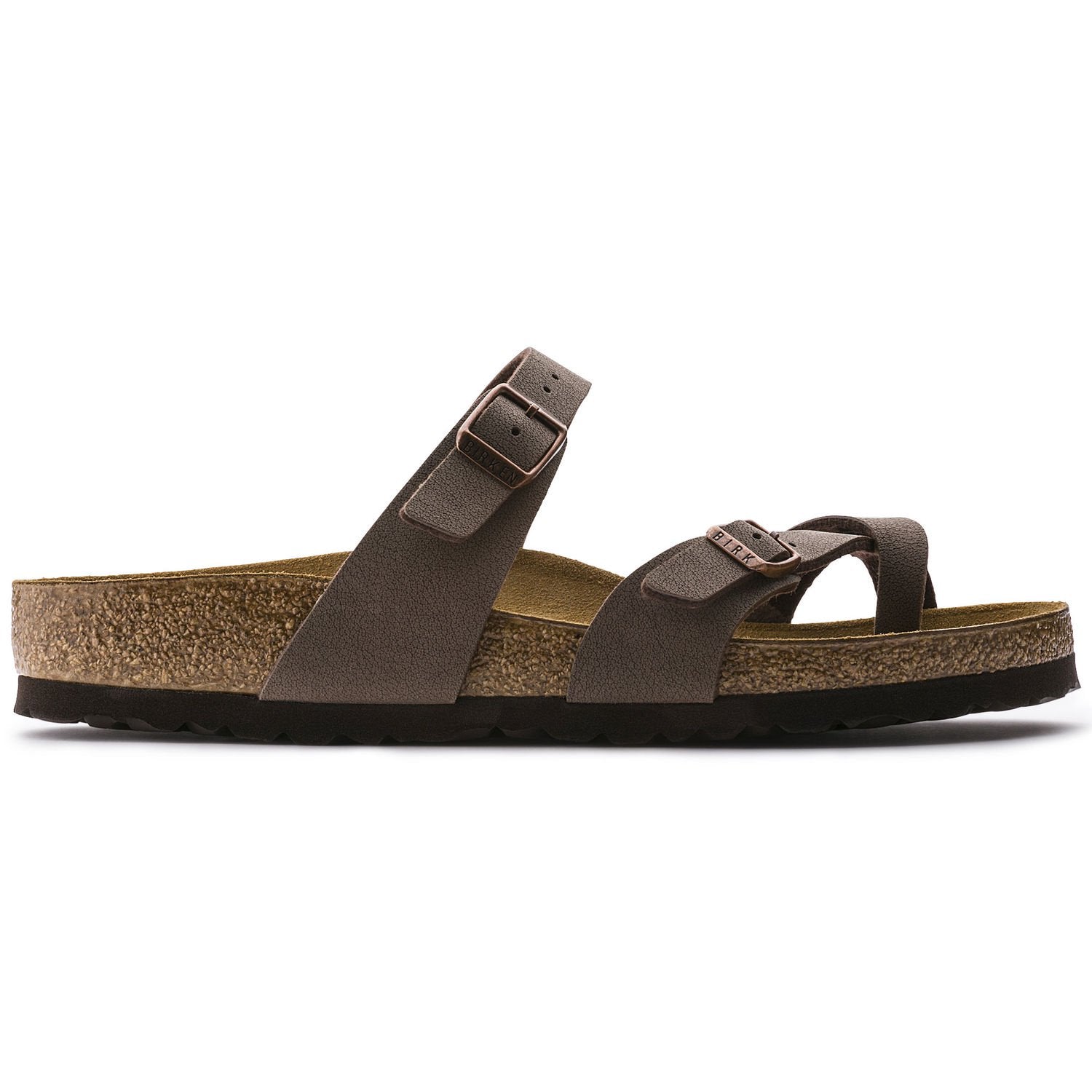 nan Birkenstock Wmns Mayari Vegan Birko-Flor Sandal Mocha, nan: 37, nan: R, nan: nan