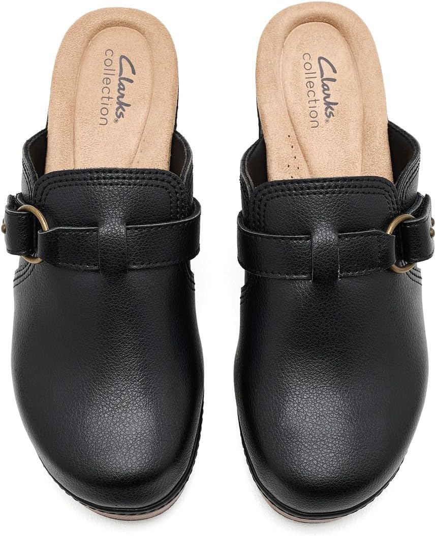 Clarks Women's Paizlee Ali Clog - Black Leather (26329623) - view 2