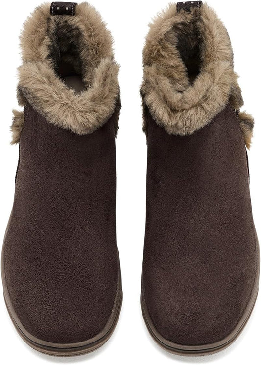 Clarks Women's Breeze Pearl Ankle Boot - Dark Brown (26329739) - view 2