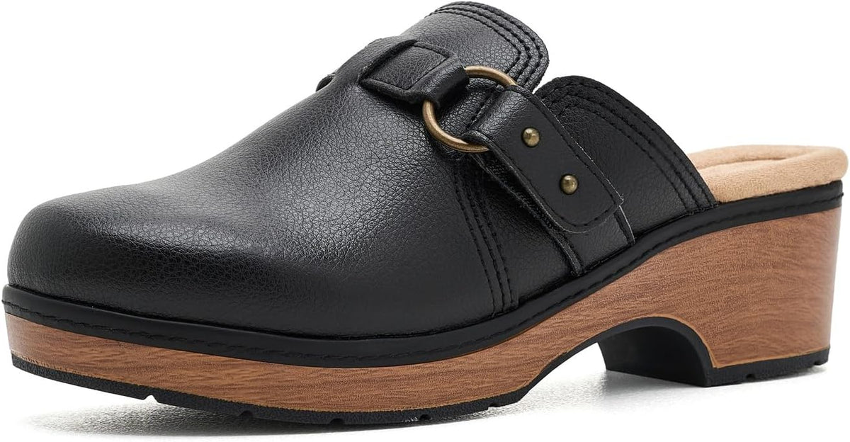 Clarks Women's Paizlee Ali Clog - Black Leather (26329623) - view 1