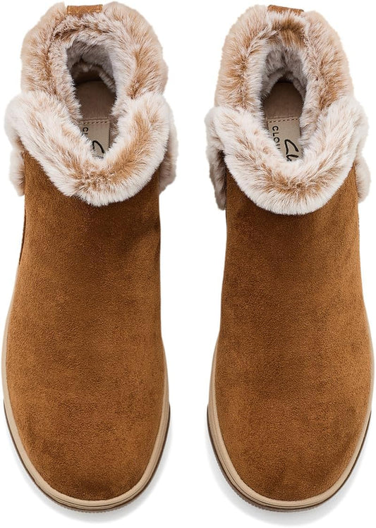 Clarks Women's Breeze Pearl Ankle Boot - Tan (26329741) - view 2