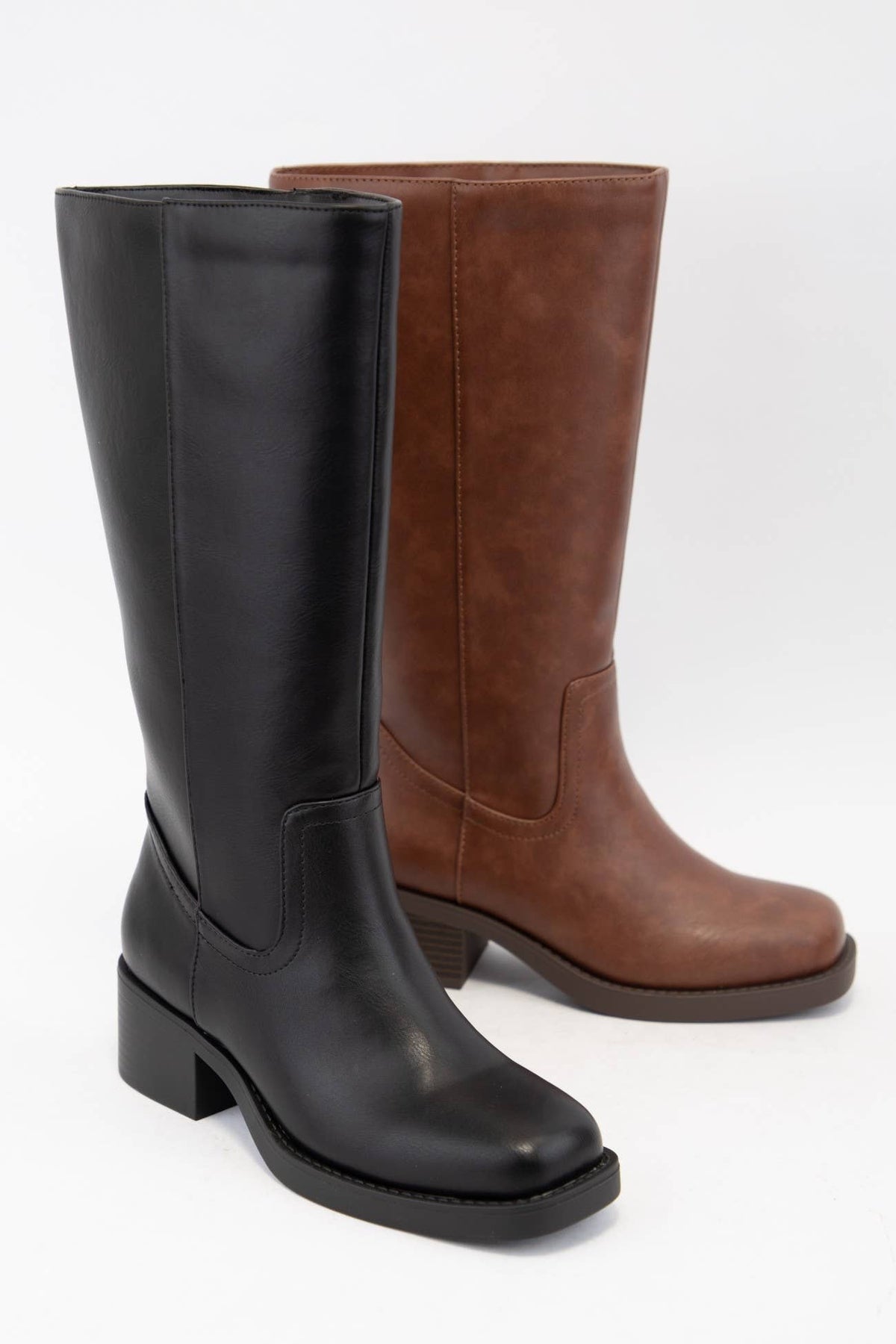 CCOCCI Women's Belvin Tall Block-Heel Boots