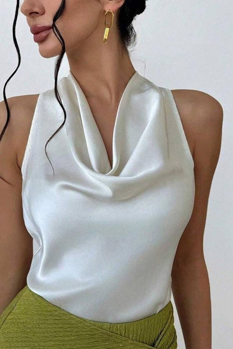 Soli Echo Sleek Halter Tank Top