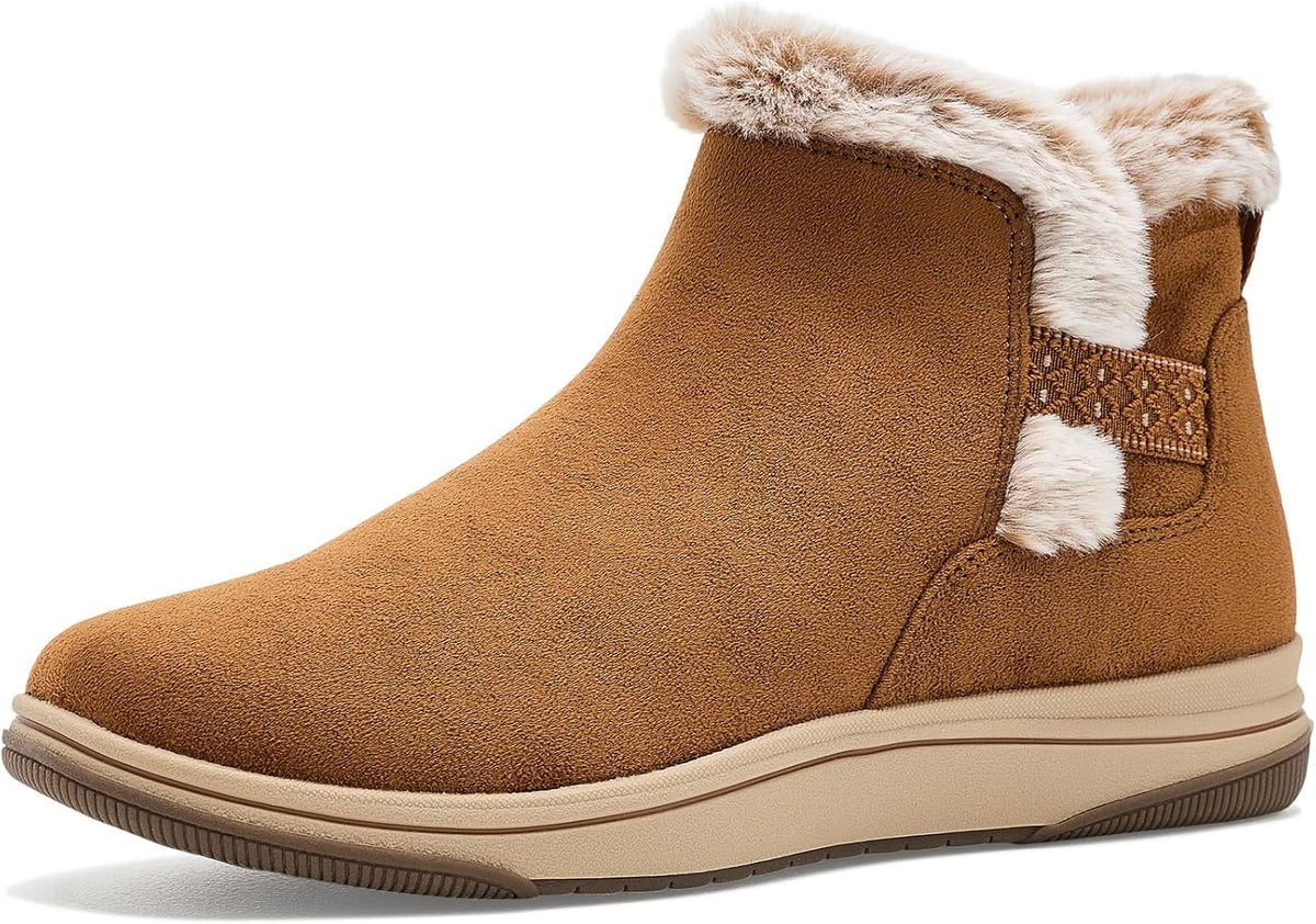 Clarks Women's Breeze Pearl Ankle Boot - Tan (26329741) - view 1