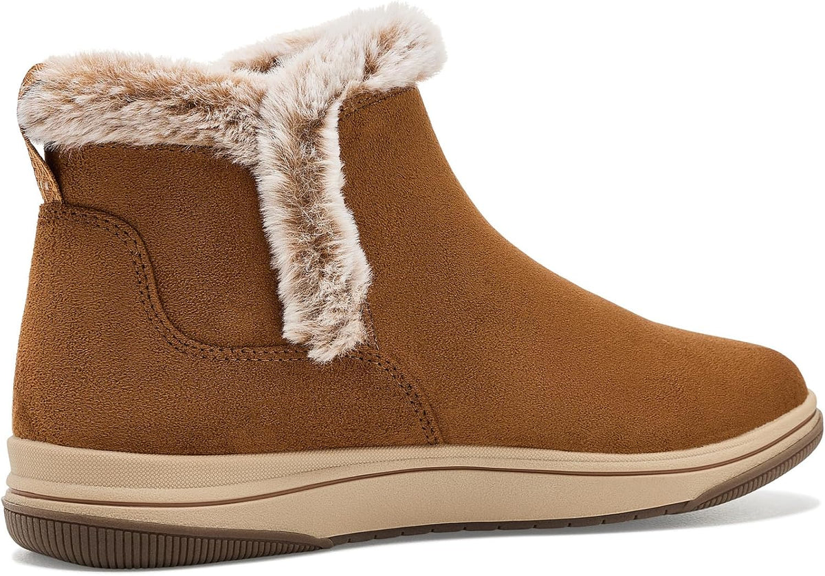 Clarks Women's Breeze Pearl Ankle Boot - Tan (26329741) - view 3
