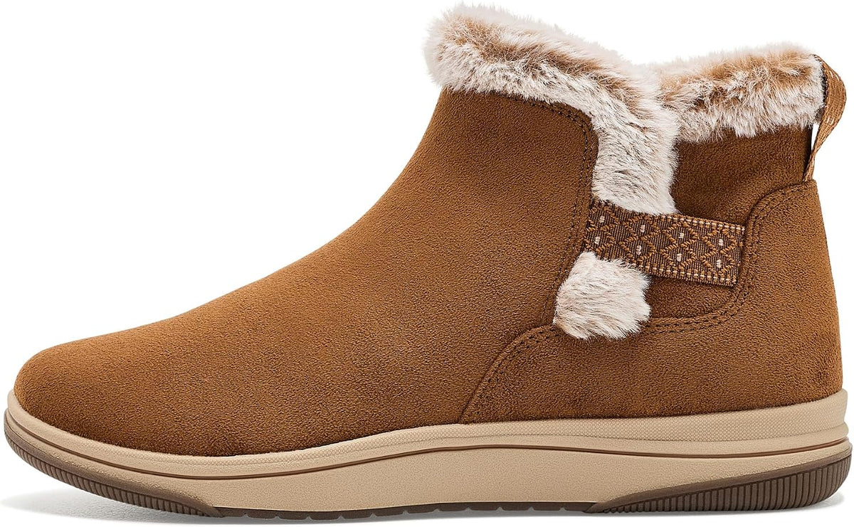 Clarks Women's Breeze Pearl Ankle Boot - Tan (26329741) - view 4