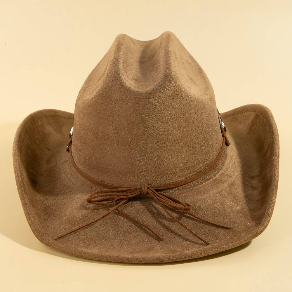 Heart Strap Belt Western Cowboy Hat: BR