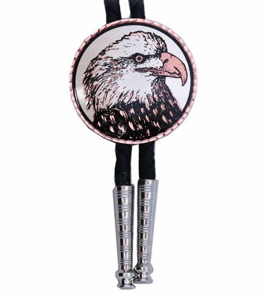 COPPER ARTS INC. BT 93 American Bald Eagle Bolo Tie