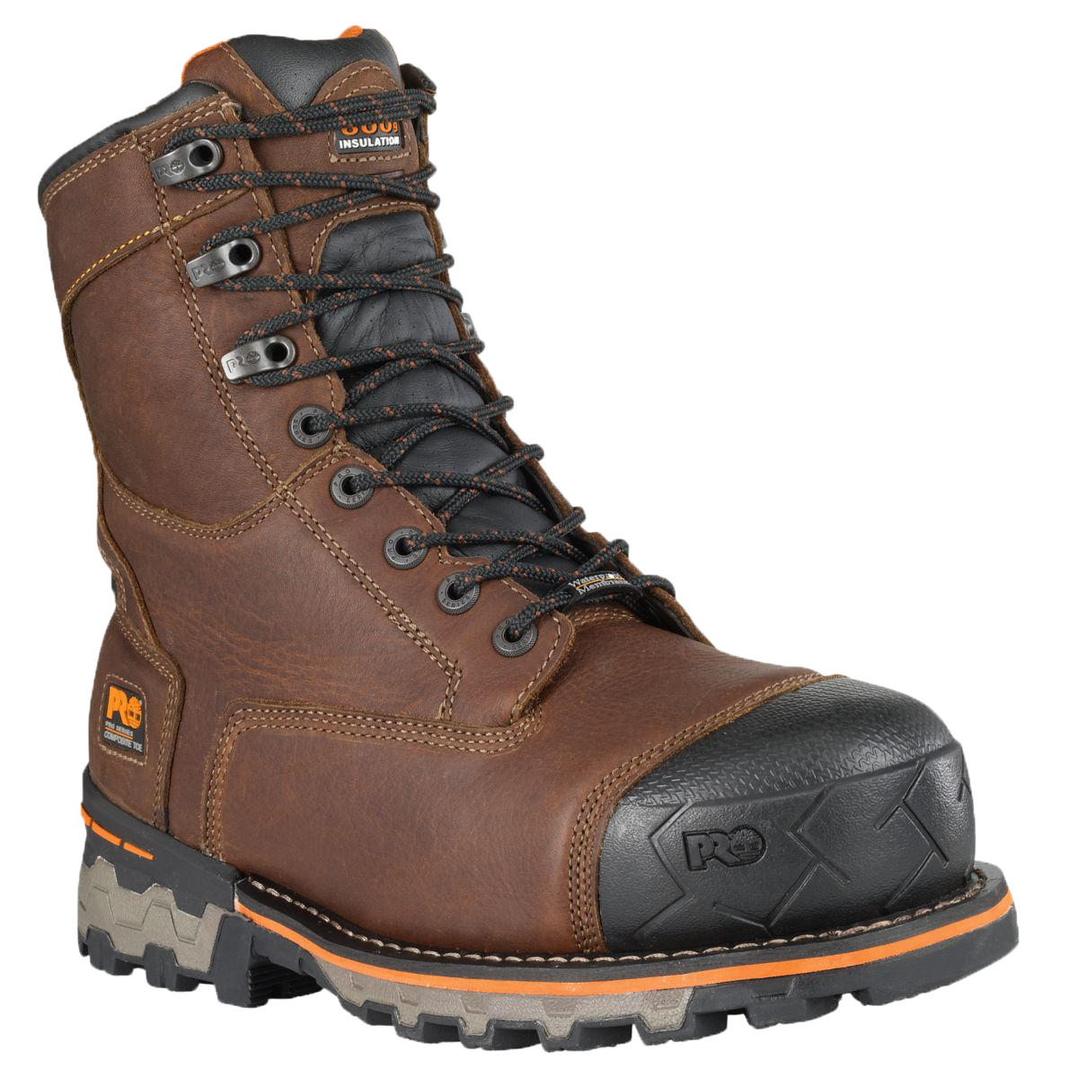 Timberland Pro Timberland Men's Boondock 8 Inch Composite Toe Waterproof Brown, SIZE: 11.5, WIDTH: M, nan: nan