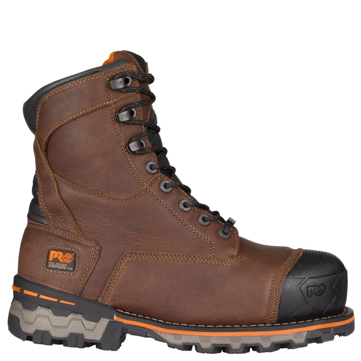 nan Timberland Men's Boondock 8 Inch Composite Toe Waterproof Brown, nan: 10.5, nan: M, nan: nan