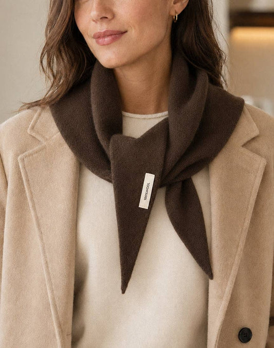 JC Sunny Fashion JC024505 100% Merino Wool Triangle Scarf
