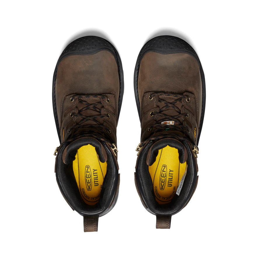KEEN MEN'S CSA CAMDEN 6 INCH WATERPROOF CARBON FIBER TOE WORK BOOT