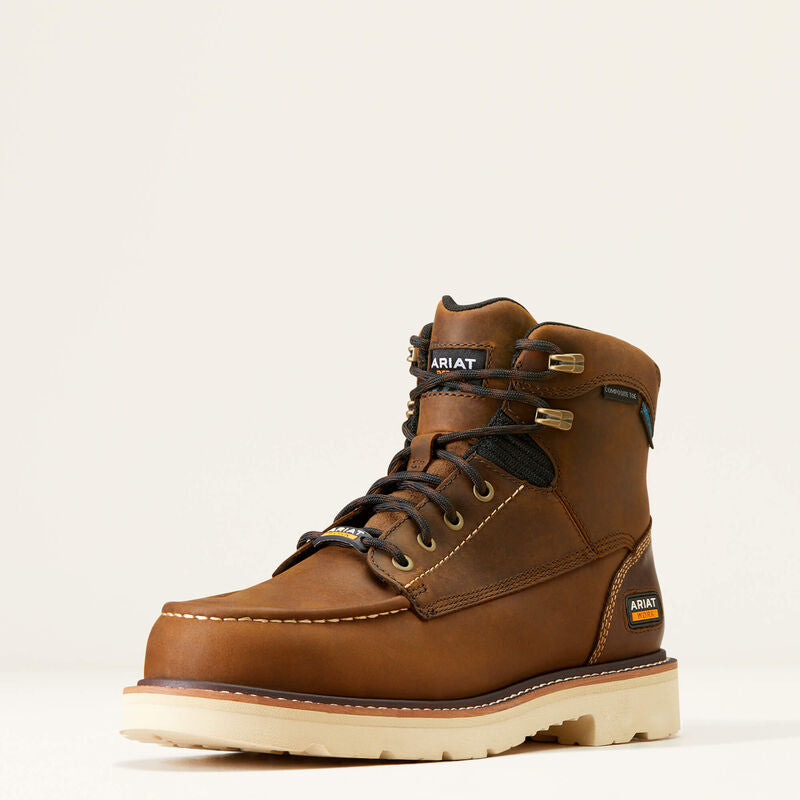 nan Ariat Men's Rebar Lift 6 Inch Soft Toe Waterproof Work Boot, nan: 8.5, nan: D, nan: nan
