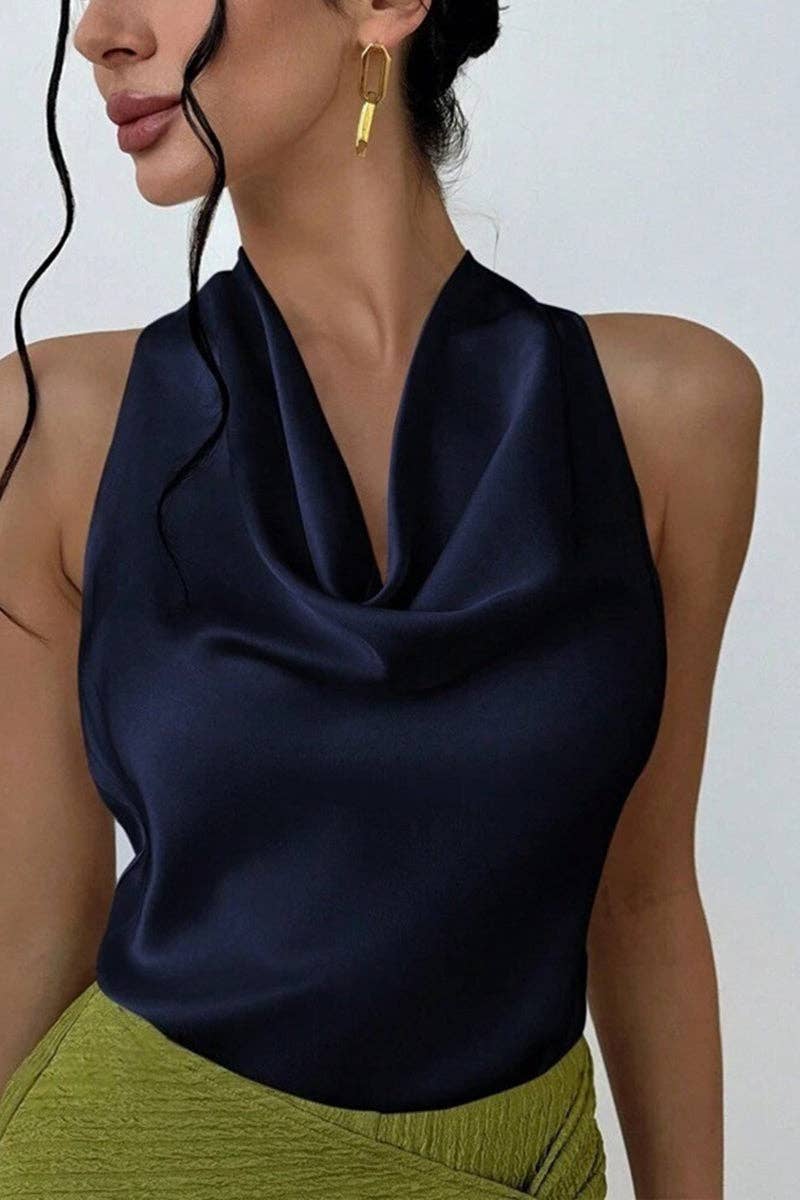 Soli Echo Sleek Halter Tank Top