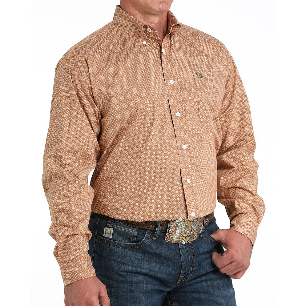 Cinch Men's Long Sleeve Button Down Shirt