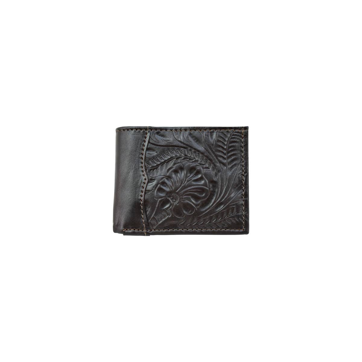 Men's Wallet: Medium Brown / 100% Genuine Full Grain Leather