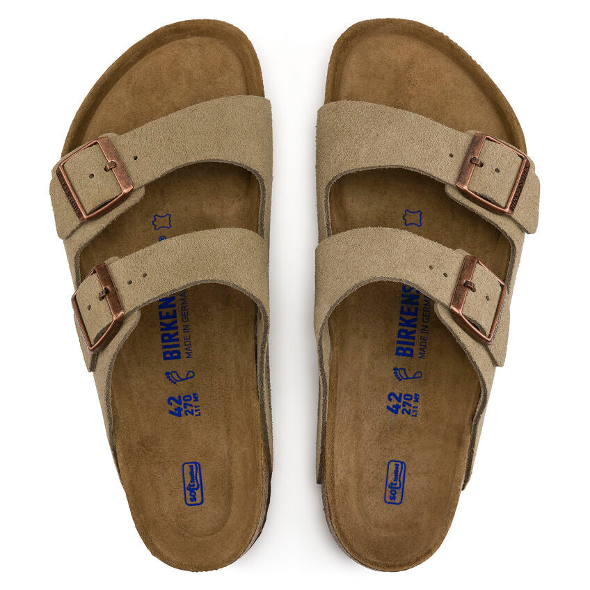nan Birkenstock Arizona Soft Footbed Unisex Sandal Taupe Suede, nan: 37, nan: nan, nan: nan