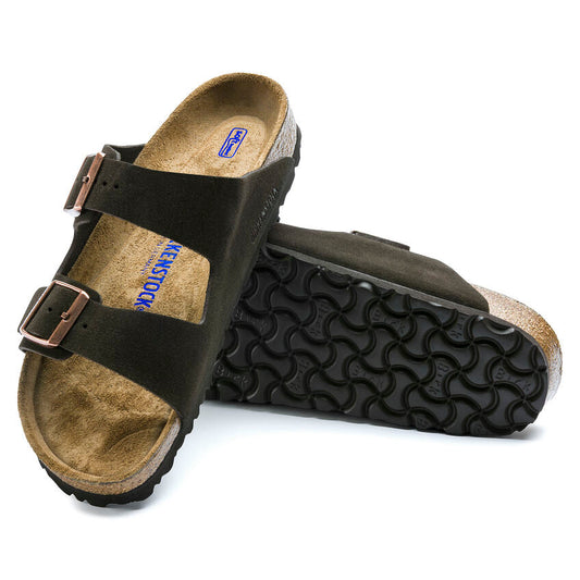 nan Birkenstock Arizona Soft Footbed Unisex Sandal Mocha Suede, nan: 36, nan: R, nan: nan
