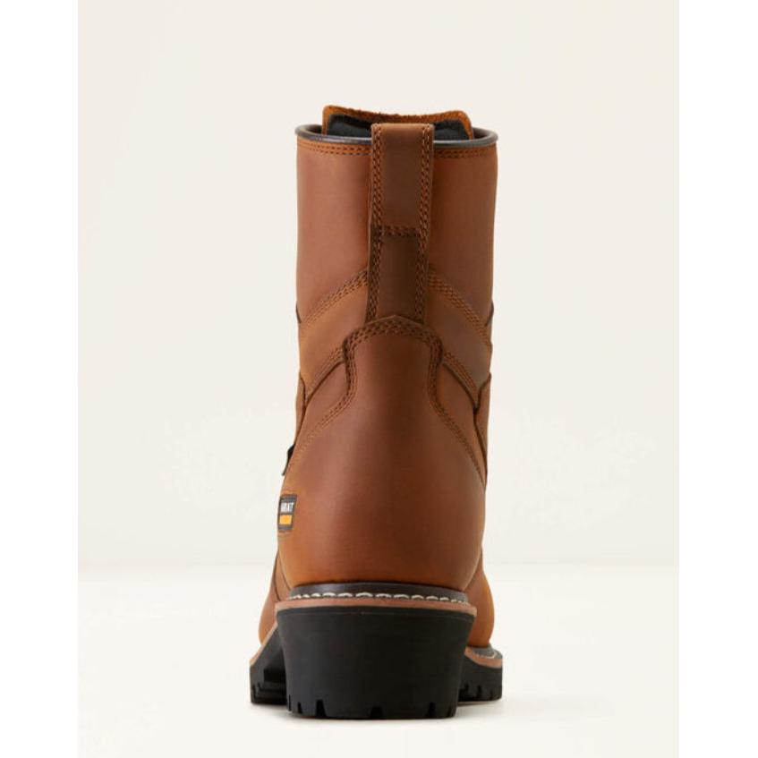 Ariat Men's 8-Inch Logger Shock Shield Composite Toe Work Boot