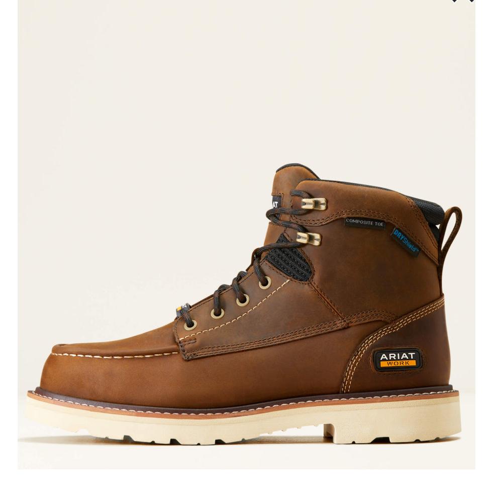 nan Ariat Men's Rebar Lift 6 Inch Soft Toe Waterproof Work Boot, nan: 8, nan: EE, nan: nan