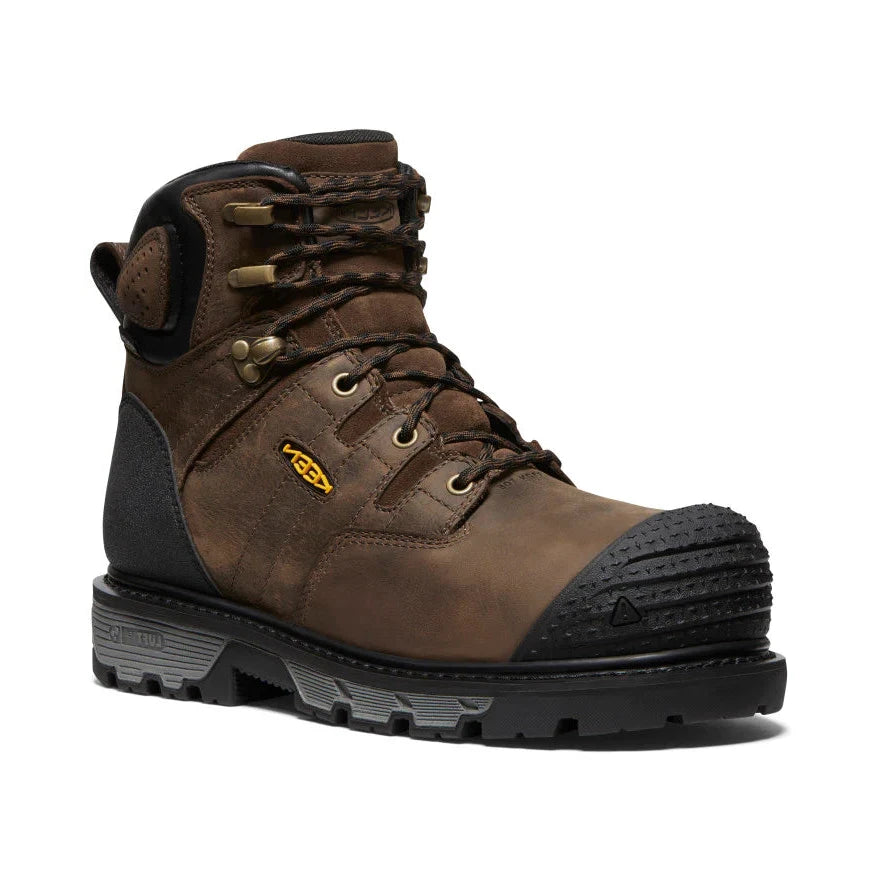 KEEN MEN'S CSA CAMDEN 6 INCH WATERPROOF CARBON FIBER TOE WORK BOOT