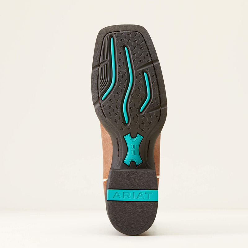 Ariat Round Up Stretch Fit Wide Square Toe Western Boot