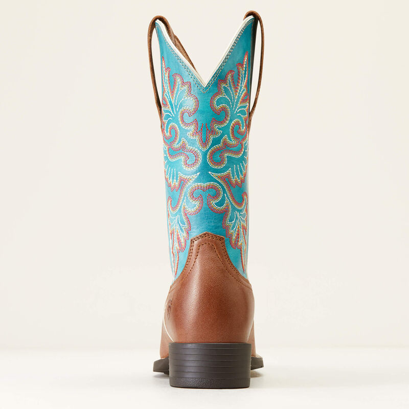 Ariat Round Up Stretch Fit Wide Square Toe Western Boot