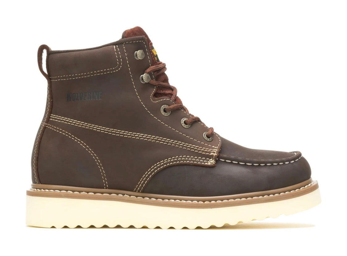 Wolverine Men’s Loader 6 Inch Soft Toe Wedge Work Boot (W10744)