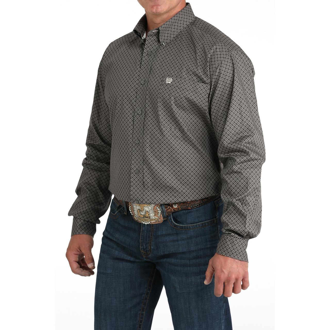 Cinch Men's Long Sleeve Button Down Western Shirt