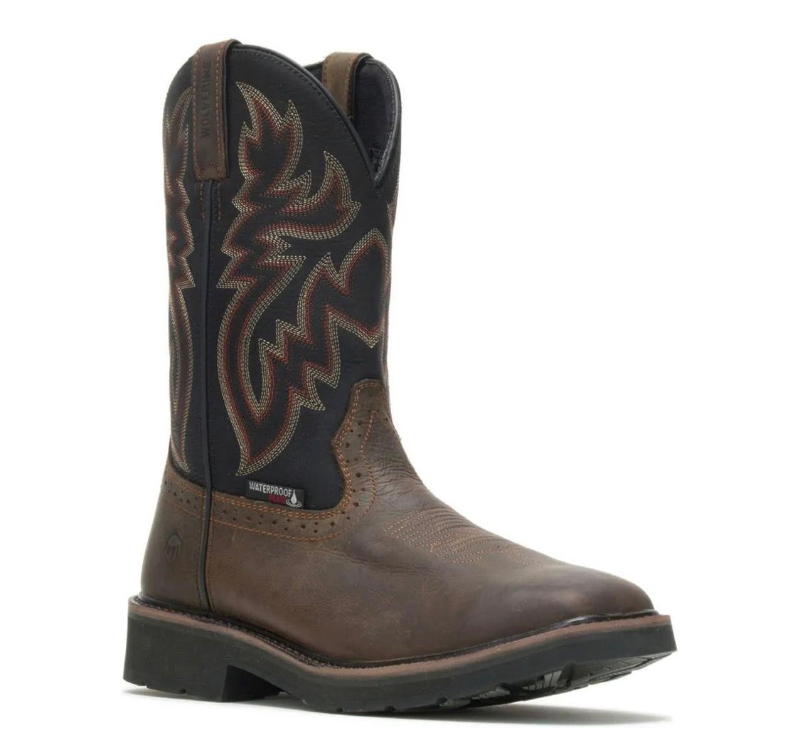 Wolverine Men’s Rancher Pull On Steel Toe Waterproof Work Boot (W10765)