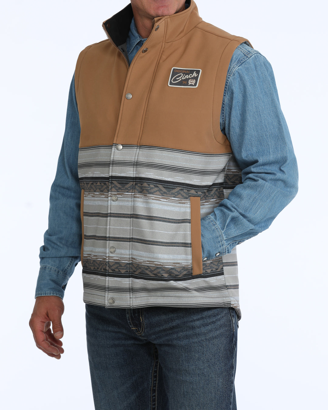 Cinch Men's Southwest Bonded Vest - Multi (MWV1950001) - view 1