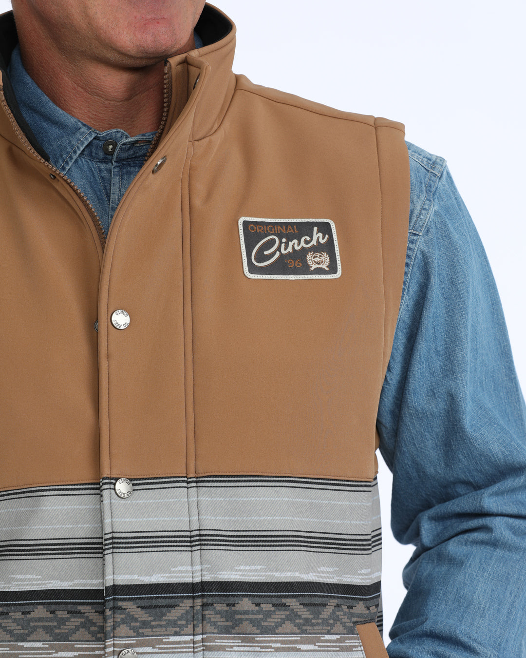 Cinch Men's Southwest Bonded Vest - Multi (MWV1950001) - view 2