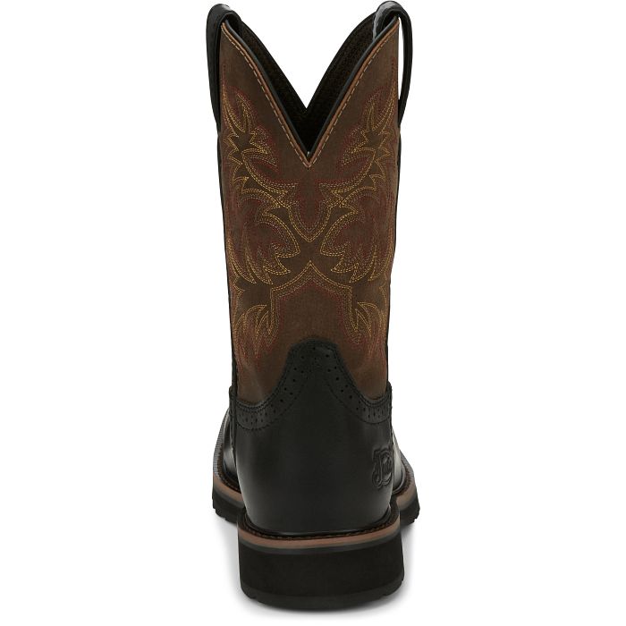 Justin Work Boots Men's Driller Pull on Composite Toe Work Boot