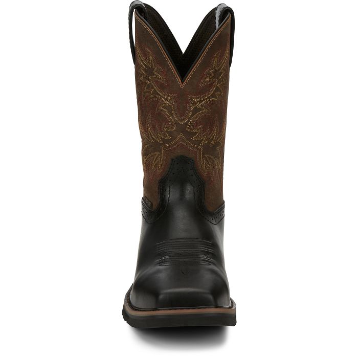 Justin Work Boots Men's Driller Pull on Composite Toe Work Boot