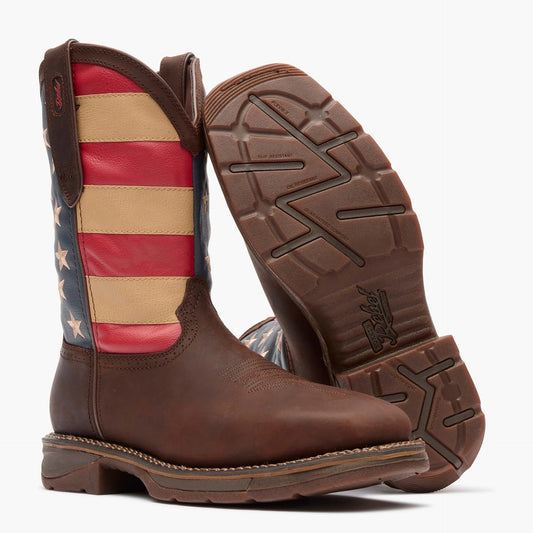 Durango Men's Rebel Flag Square Toe Boot