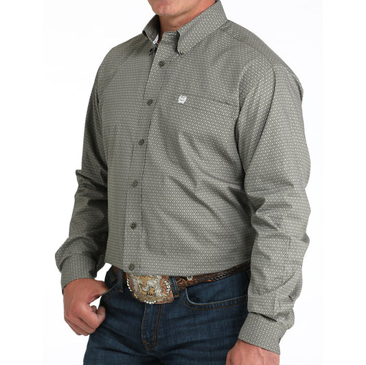Cinch Men's Long Sleeve Button Down Shirt